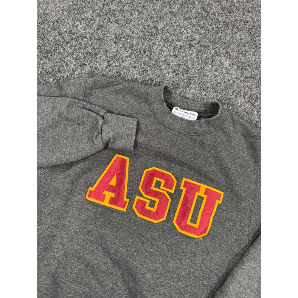 Champion Arizona State Sun Devils ASU Crewneck Sweatshirt Women's XS Gray NCAA